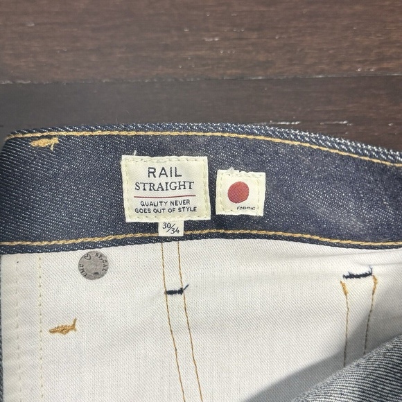 Levi's 501 Jeans 30 x 34 Japanese Selvedge Denim Straight Zip Fly Blue Tab 82 - Picture 9 of 9
